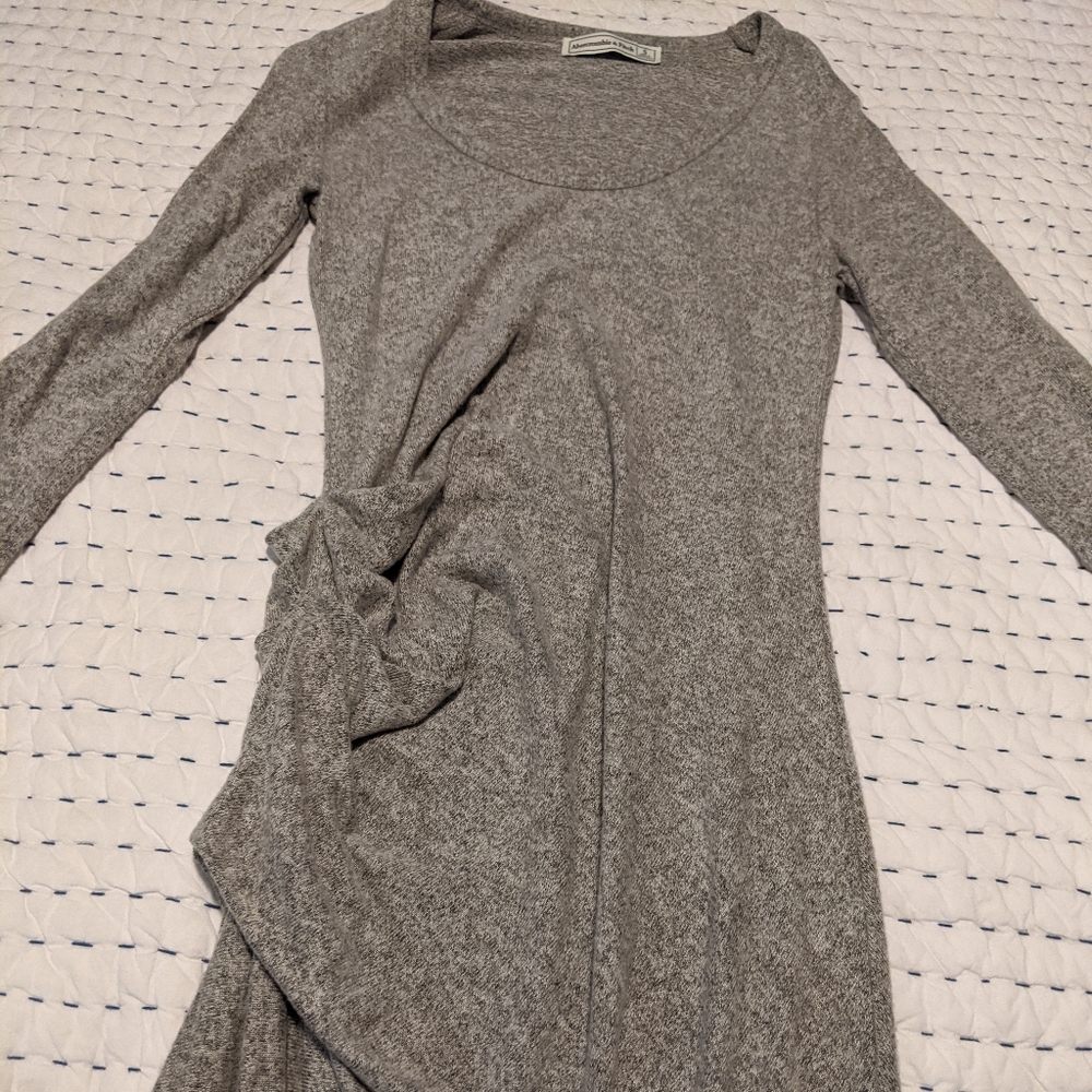 Heather Grey Abercrombie & Fitch Dress Small